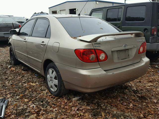 2T1BR32E35C438856 - 2005 TOYOTA COROLLA CE GOLD photo 3