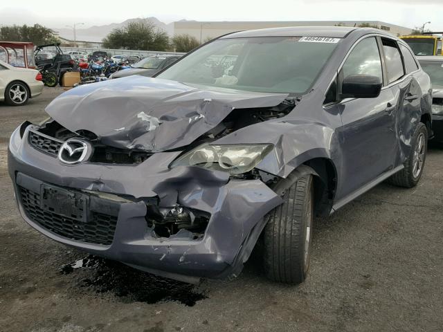 JM3ER29L670120830 - 2007 MAZDA CX-7 BLUE photo 2