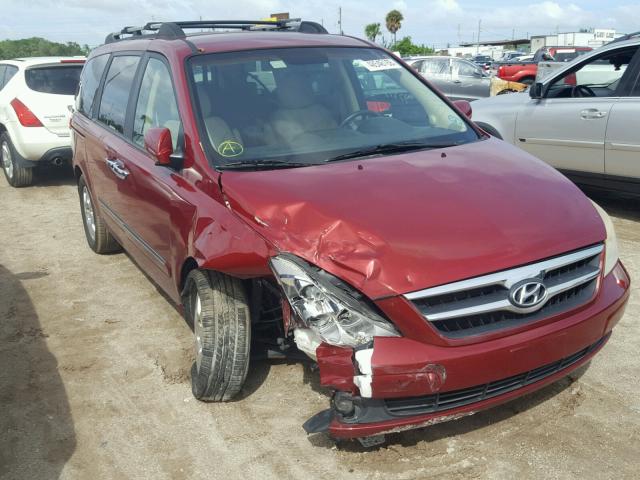 KNDMC233086051145 - 2008 HYUNDAI ENTOURAGE RED photo 1