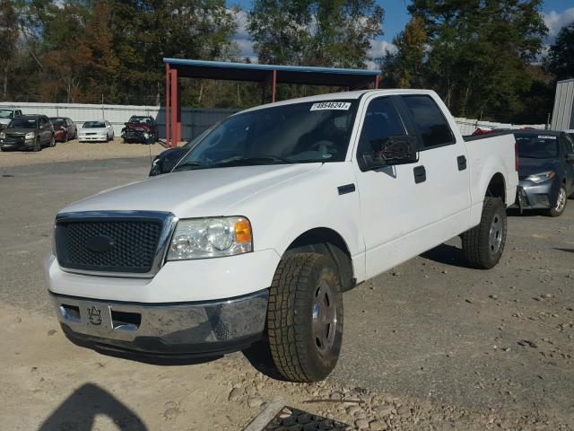 1FTPW12508FA75169 - 2008 FORD F150 SUPER WHITE photo 2