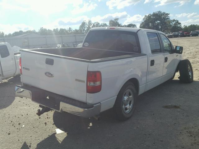 1FTPW12508FA75169 - 2008 FORD F150 SUPER WHITE photo 4