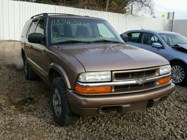 1GNDT13X24K120620 - 2004 CHEVROLET BLAZER BROWN photo 1