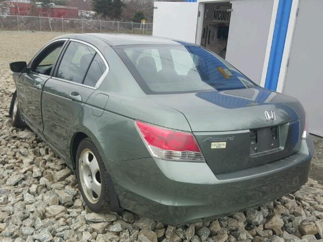 1HGCP2F77AA807802 - 2010 HONDA ACCORD EX GREEN photo 3