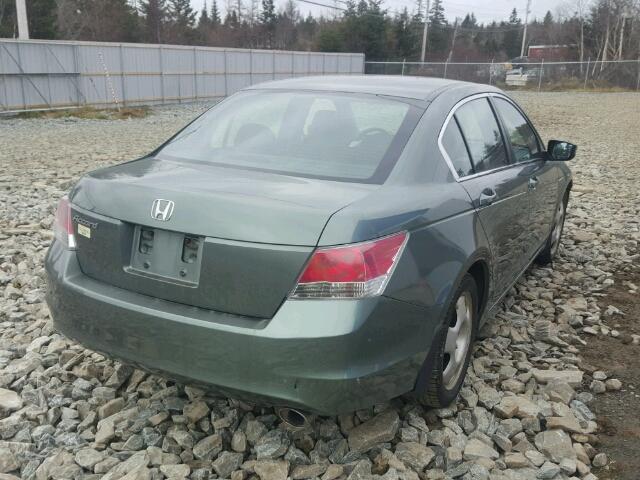 1HGCP2F77AA807802 - 2010 HONDA ACCORD EX GREEN photo 4