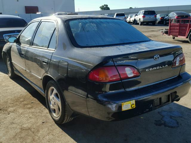 1NXBR18E7YZ332196 - 2000 TOYOTA COROLLA VE BLACK photo 3