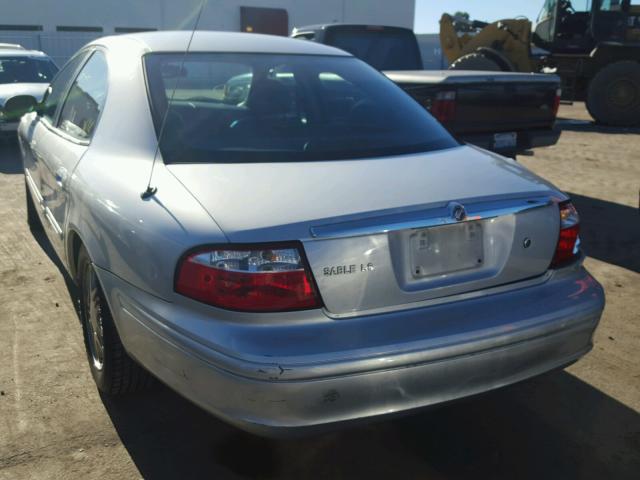 1MEFM55S14A616486 - 2004 MERCURY SABLE LS P SILVER photo 3