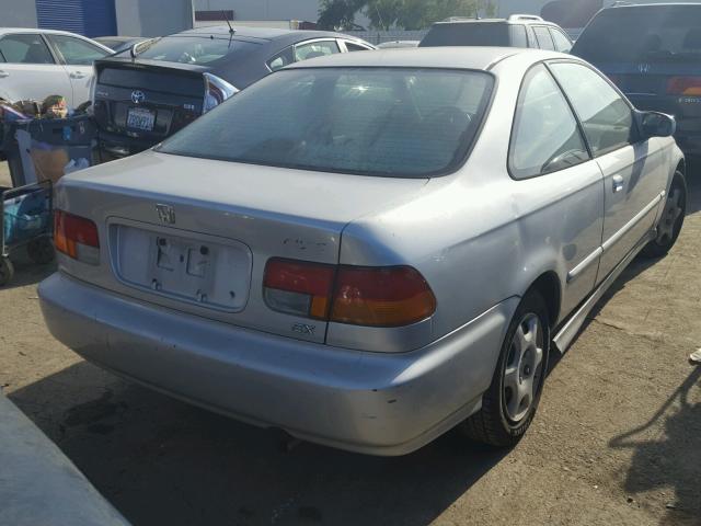 1HGEJ8145WL004511 - 1998 HONDA CIVIC EX SILVER photo 4