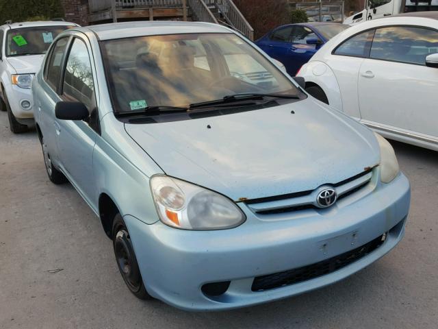 JTDBT123030293447 - 2003 TOYOTA ECHO BLUE photo 1