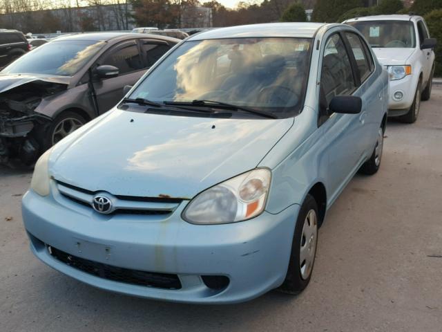 JTDBT123030293447 - 2003 TOYOTA ECHO BLUE photo 2