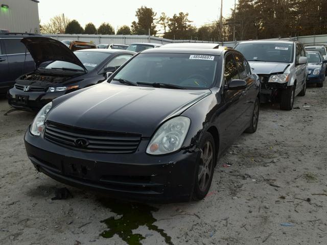 JNKCV51E03M323367 - 2003 INFINITI G35 BLACK photo 2