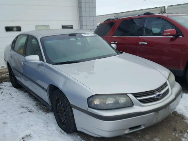 2G1WF52E749128318 - 2004 CHEVROLET IMPALA SILVER photo 1