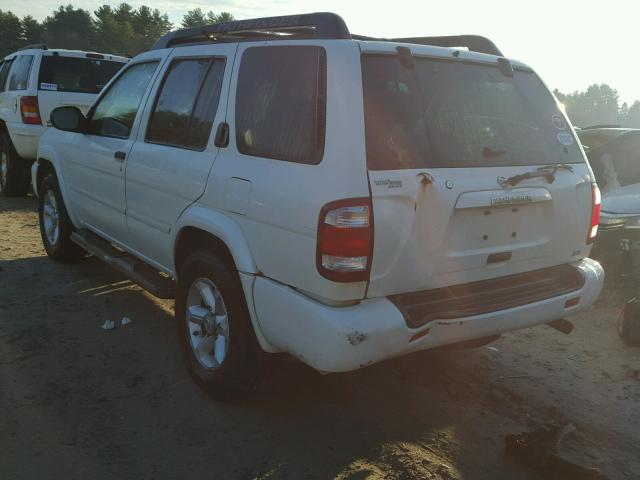 JN8DR09Y94W900130 - 2004 NISSAN PATHFINDER WHITE photo 3