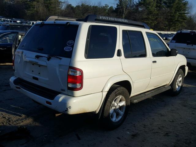 JN8DR09Y94W900130 - 2004 NISSAN PATHFINDER WHITE photo 4