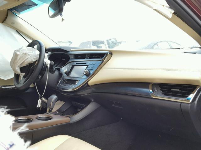 4T1BK1EB9GU197445 - 2016 TOYOTA AVALON XLE 勃艮第红 照片 5