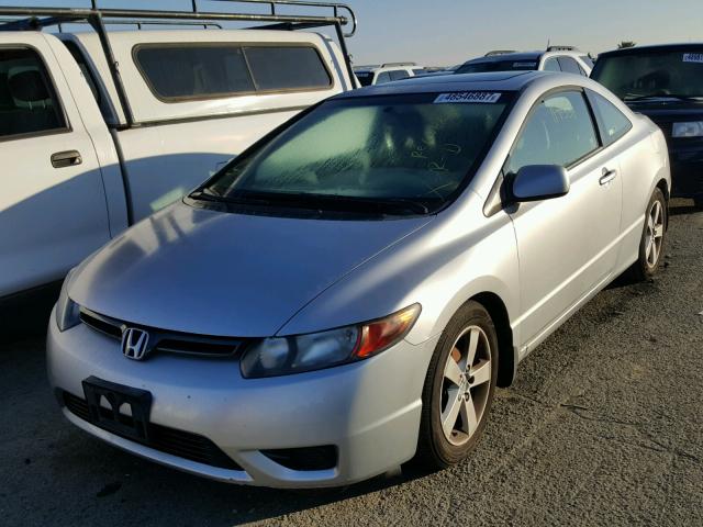 2HGFG12807H568450 - 2007 HONDA CIVIC EX SILVER photo 2