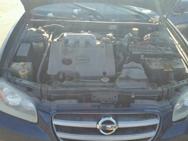 JN1DA31A23T430352 - 2003 NISSAN MAXIMA GLE BLUE photo 7