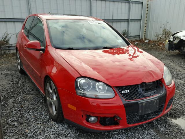 WVWEV71K88W265645 - 2008 VOLKSWAGEN GTI RED photo 1