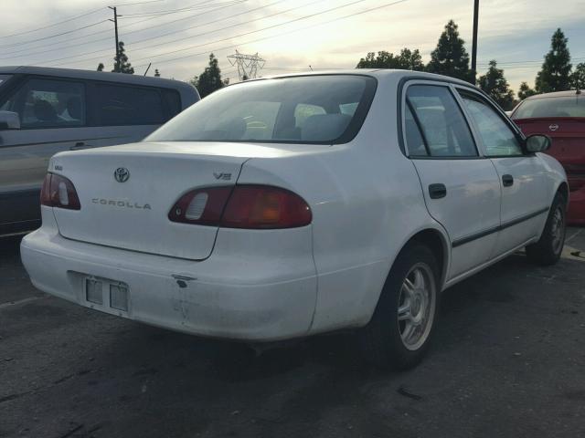 1NXBR12E7YZ380600 - 2000 TOYOTA COROLLA VE WHITE photo 4