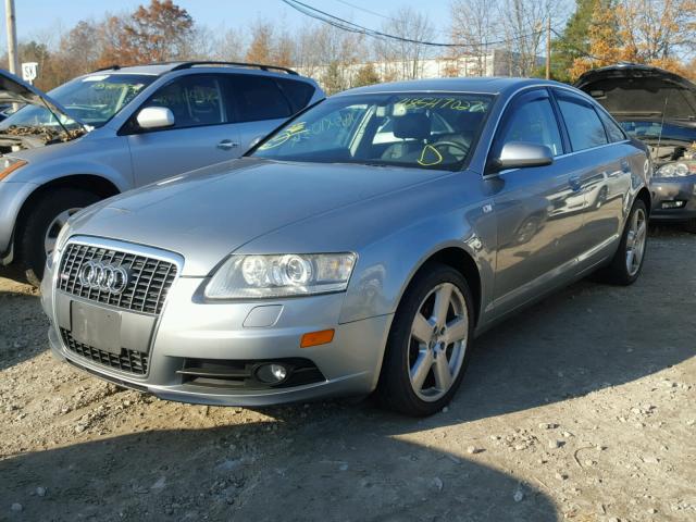 WAUDH74F68N103064 - 2008 AUDI A6 3.2 QUA GRAY photo 2