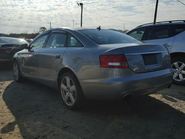 WAUDH74F68N103064 - 2008 AUDI A6 3.2 QUA GRAY photo 3