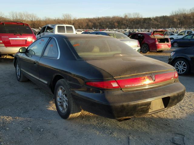 1LNFM92V5WY678888 - 1998 LINCOLN MARK VIII BLACK photo 3