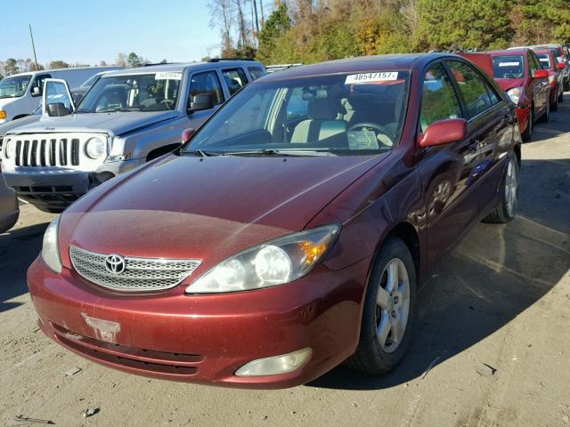 4T1BA32K94U505115 - 2004 TOYOTA CAMRY SE MAROON photo 2