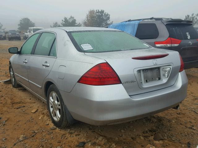 1HGCM56336A181518 - 2006 HONDA ACCORD SE SILVER photo 3