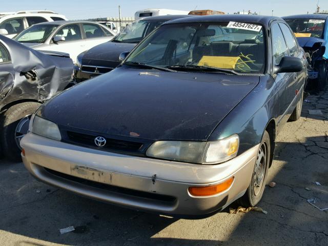 1NXBB02E6TZ488228 - 1996 TOYOTA COROLLA DX GREEN photo 2