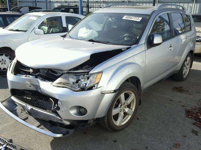 JA4MT41XX7U011242 - 2007 MITSUBISHI OUTLANDER SILVER photo 2