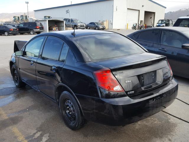 1G8AJ55F67Z201476 - 2007 SATURN ION LEVEL BLACK photo 3