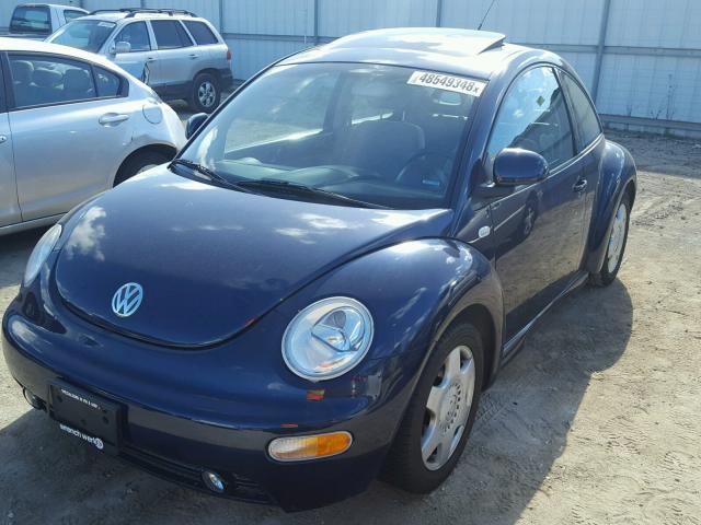 3VWCC21CXXM467794 - 1999 VOLKSWAGEN NEW BEETLE 蓝色 照片 2