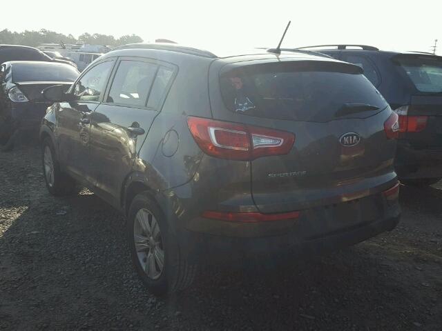 KNDPB3A21C7260946 - 2012 KIA SPORTAGE B BROWN photo 3