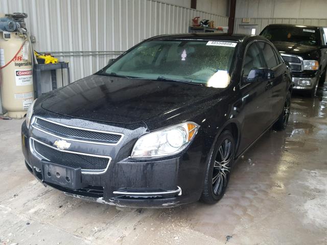 1G1ZC5EU4BF133411 - 2011 CHEVROLET MALIBU 1LT BLACK photo 2