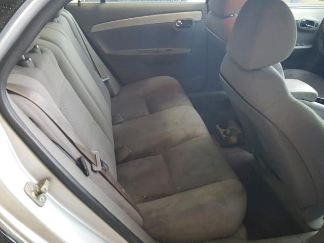 1G1ZC5EU4BF133411 - 2011 CHEVROLET MALIBU 1LT BLACK photo 6