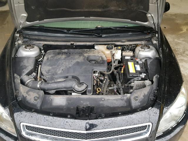 1G1ZC5EU4BF133411 - 2011 CHEVROLET MALIBU 1LT BLACK photo 7