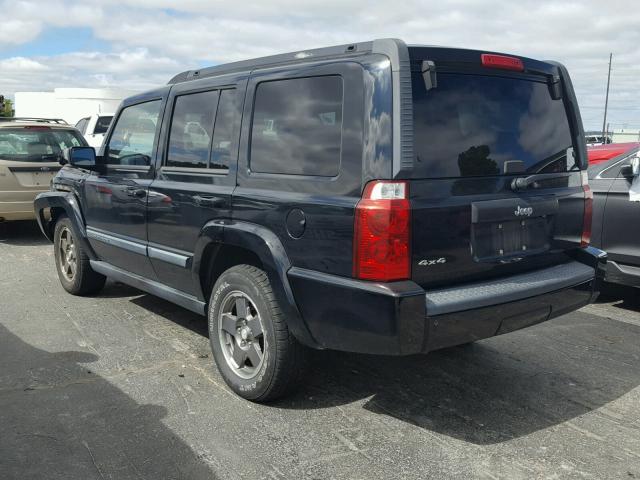 1J8HG48K88C111653 - 2008 JEEP COMMANDER BLACK photo 3