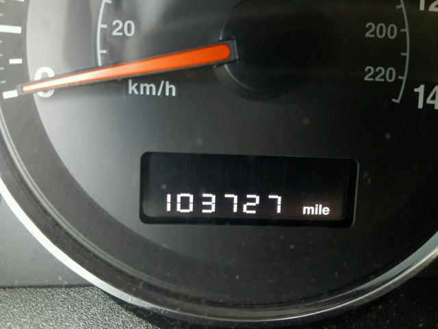 1J8HG48K88C111653 - 2008 JEEP COMMANDER BLACK photo 8