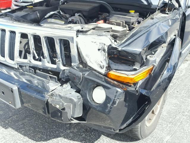1J8HG48K88C111653 - 2008 JEEP COMMANDER BLACK photo 9