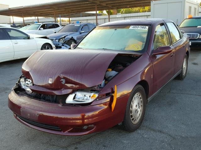 1G8JW52R3YY648791 - 2000 SATURN LS2 RED photo 2