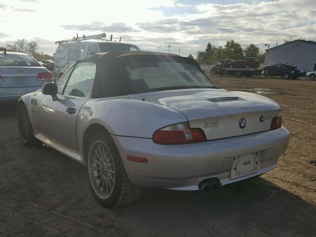 WBACN53471LL47784 - 2001 BMW Z3 3.0 SILVER photo 3