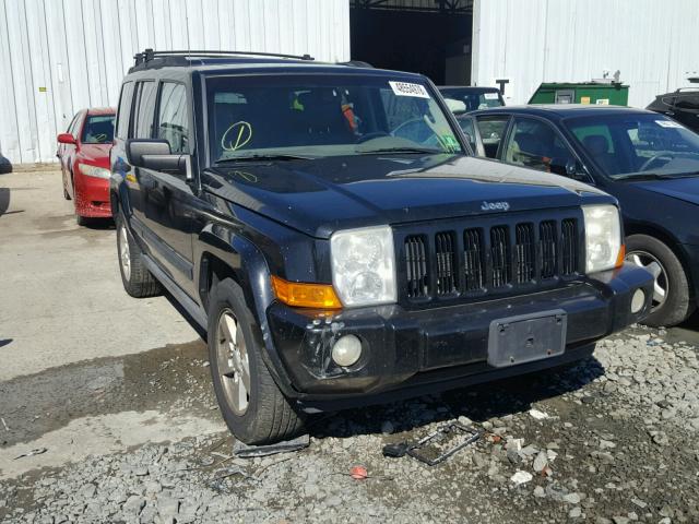 1J8HG48K36C363100 - 2006 JEEP COMMANDER BLACK photo 1