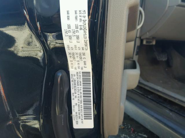 1J8HG48K36C363100 - 2006 JEEP COMMANDER BLACK photo 10