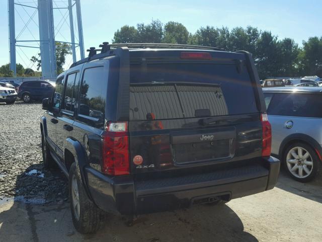 1J8HG48K36C363100 - 2006 JEEP COMMANDER BLACK photo 3