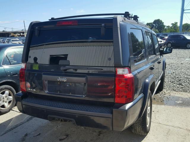 1J8HG48K36C363100 - 2006 JEEP COMMANDER BLACK photo 4