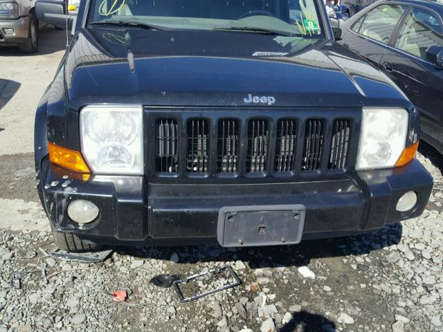 1J8HG48K36C363100 - 2006 JEEP COMMANDER BLACK photo 9