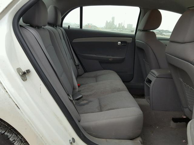 1G1ZC5E18BF332709 - 2011 CHEVROLET MALIBU 1LT WHITE photo 6