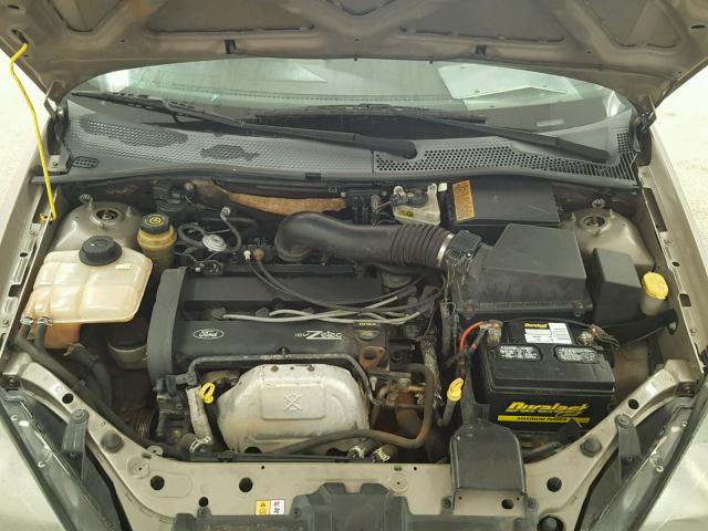 1FAFP38333W232833 - 2003 FORD FOCUS ZTS GOLD photo 7