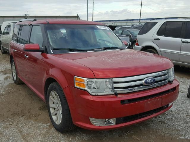 2FMGK5CC2BBD09090 - 2011 FORD FLEX SEL მუქწითელი ფოტო 1