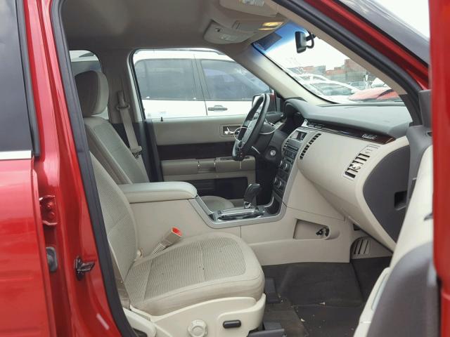 2FMGK5CC2BBD09090 - 2011 FORD FLEX SEL მუქწითელი ფოტო 5