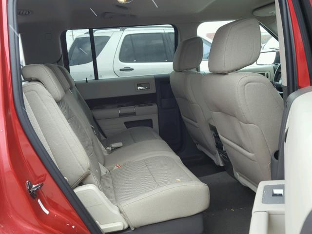 2FMGK5CC2BBD09090 - 2011 FORD FLEX SEL მუქწითელი ფოტო 6
